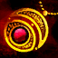 GW2 Amulette en or et en spinelle
