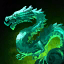 Statuette du dragon de jade